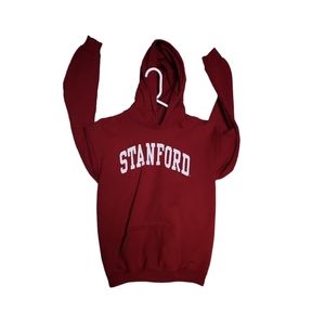 Stanford Youth Hoodie Size S Maroonish Red